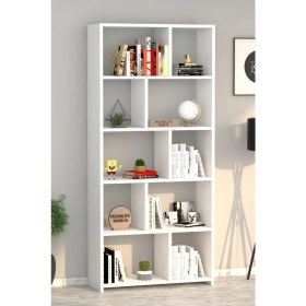 Resim Moonlife London Kitaplık Beyaz 
