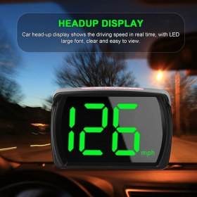 Resim Creatorally Kknoon Araba Head Up Ekran Km / H Mph Gps Dijital Kilometre ile LED Büyük Yazı Ekran Için Araba Kamyon Suv Motosiklet (Yurt Dışından) 