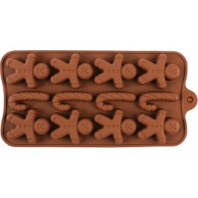 Resim Getshop Kurabiye Adam Model Çikolata Silikon Kalıbı 