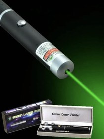 Resim AVİPOLES 5 Başlıklı Yeşil Lazer Metal Gövde Şık Tasarım 2 Km Menzilli Güçlü Yeşil Lazer 