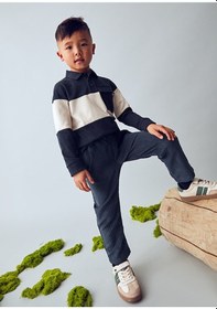 Resim Mayoral Lacivert Erkek Çocuk Kadife Jogger Pantolon 4568 Çok Renkli 