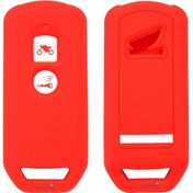 Resim Honda Pcx Africa X-adv 250 Uyumlu Silikon Anahtar Kılıfı Kırmızı 