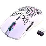 Resim Haoruiqi XYH80 3200 Dpı RGB Kablosuz Optik Mouse 