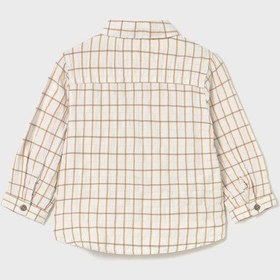 Resim Mayoral Erkek Bebek Kareli Gömlek Krem Krem 