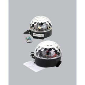 Resim Zenvia Bluetooth Hoparlörlü LED Disko Işığı Müzik Ritim Duyarlı ve Taşınabilir Znv-Tcndym 