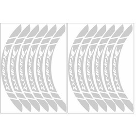 Resim Reflektör Beyaz Dominar Uyumlu Geniş 1 Set Jant Şeridi 