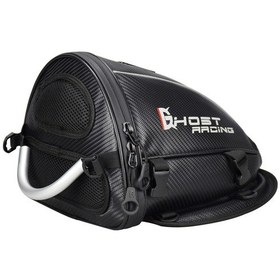 Resim Genişletilebilir Motosiklet Kuyruk Çantası Su Geçirmez Arka Çanta 