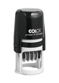 Resim Colop R30 Tarih Kaşe Tr Siyah Kasa Mavi Keçe - 30 MM 