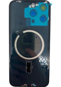 Resim Teknonet Apple Uyumlu iPhone 15 Pro Kamera Camlı Batarya Kapağı + 001 