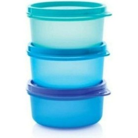 Resim Tupperware Şeker Üçüzler Saklama Kabı 250 ml 3'lü Set 
