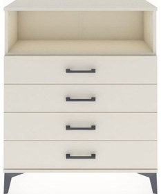 Resim Arges Şifonyer Tek Raflı 4 Çekmeceli 88x30x106 Aytaşı-aytaşı Aytaşı 