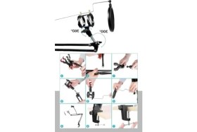 Resim Hakay Mikrofon Standı - Shock Mount ve Pop Filter Seti 