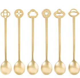Resim Sambonet Parti Kaşık Seti 2 Gold - 6 Parça 