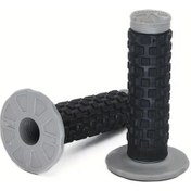 Resim Cloudstore 22mm 24mm Gripler Truster Ergonomik Off-road Motosiklet Gripleri Gri 