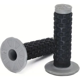 Resim Cloudstore 22mm 24mm Gripler Truster Ergonomik Off-road Motosiklet Gripleri Gri 