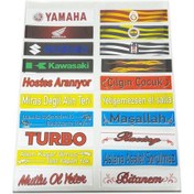 Resim Yazı Sticker 100'lü 