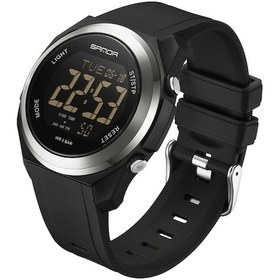 Resim Cloud011 Mavi Erkek Ve Kadın Spor Saati: 7 Renk Led Ekran, Alarm, Kronometre, Tarih Ve Hafta Diğer 