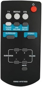 Resim Kassionel FSR60 WY57800 Yamaha Soundbar ATS1010 YAS101 YAS101BL YFSR60 YAS-201 ATS-201 YAS-201BL YAS-CU201 WY57800 FSR62 ZC94 için Yedek Uzaktan Kumanda 940 cm 