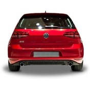 Resim HYM TUNİNG Vw Golf 7 Gti Difüzör, Parlak Siyah, Abs Plastik, Sağ/sol Tek Çıkış 