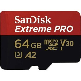 Resim SANDISK 64GB EXTREME PRO SDSQXCU-064G-GN6MA MICRO-SD HAFIZA KAR 