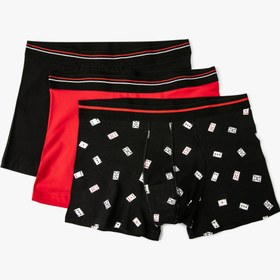 Resim 3'lü Boxer Seti Oyun Temalı Baskılı Çok Renkli 