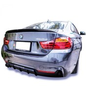 Resim Bmw 4 Serisi F32 F33 F36 M Performance Soldan Çift Çıkış Arka Tam 