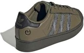 Resim Adidas Superstar Led Light Çocuk Günlük Işıklı Ayakkabı IH6386 Yeşil 