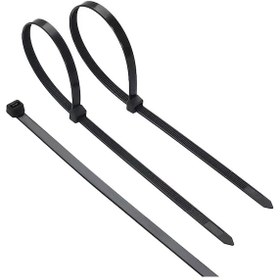 Resim Siyah Kablo Bağı Cırt Kelepçe-nylon66 2.5 X 100mm - Siyah 
