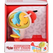 Resim Nessiworld RT1507 Educational Poppit Ratchet Baby Keychain - Vardem Toys 