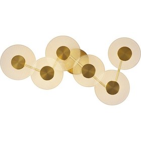 Resim Callista 6'lı Gold 3 Renkli Modern Plafonyer Led Avize Gold 