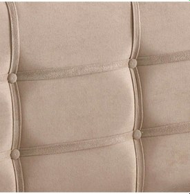 Resim Nironyatak Polo Çift Kişilik Yatak Başlığı - 140 Cm Sütlü Kahve Kumaş Başlık 