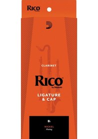 Resim D'addario Woodwinds Rcl1n Rico Bb Klarnet Bek Bileziği Ve Kapak Seti Nikel Kaplama Standart Set 