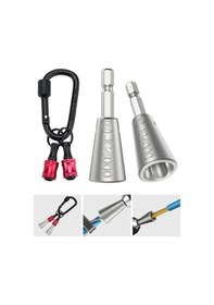 Resim Samdoo Alüminyum Anahtar Zinciri Uzatıcı Çubuk + Tel Sarma Aleti Seti - 500g Taşıma Kapasitesi, Tek Elle Kullanıma Uygun 