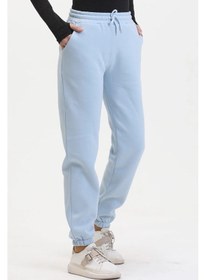 Resim Evyora 3 İplik Şardonlu Paça Lastikli Eşofman Bebe Mavi İs001 Cok-renklı 