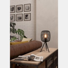 Resim Eglo Rinroe Masa Lambası E27 Siyah 