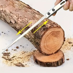 Resim 1 Adet Ağaç Kesme Aracı, Kereste Meyve Ağacı Bahçe Testere İnce Dişli El Testeresi, Ahşap İşçiliği Horoz Testeresi, Bahçe Küçük El Testeresi 