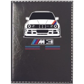 Resim promosyon denizi Bmw M3 Logolu Siyah Ruhsat Kabı 