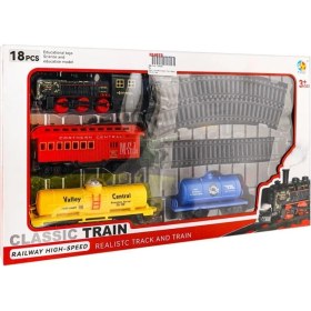 Resim 18 Parça Oyuncak Tren Seti 