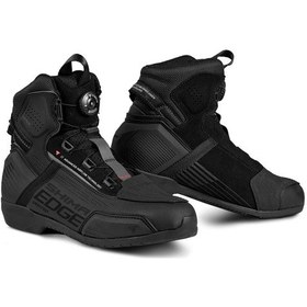 Resim Shima Edge Vent Korumalı Yazlık Kadın Motosiklet Botu Siyah 