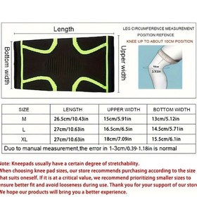 Resim Conventions1 1/2 Adet Spor Koşu Bisiklet Diz Desteği Parantez Kırmızı - Siyah 