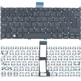 Resim Acer Uyumlu Aspire V3-111, V3-111P Laptop Klavye Siyah 127140101815 