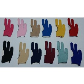 Resim 20 Li Bilardo Eldiveni Çok Renkli 