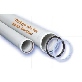 Resim Belle Fusion Mey Ithalat® Ege Yıldız 50X1000 Pvc Boru 1,8 mm 