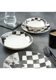 Resim Güral Camelıa 4 Parça Sıngle Yemek Takımı Satranç Şah 