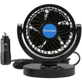 Resim ARBIX Mitchell Hx-T305 12V 4 İnç Hızkı Turbo Gibi Araç Fanı Araç Vantilatör – Serinliğin Yeni Adı! 