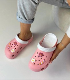Resim mustey Eva Önü Kapalı Çift Taban Bahçe Banyo Hastane Aşçı Terliği Cross Terlik Modeli 