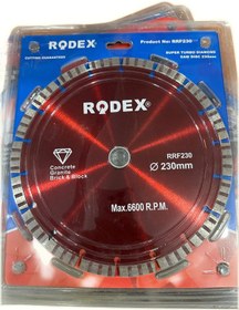 Resim Rodex Lazer Kaynaklı Turbo Elmas Kesme Diski 230mm 
