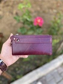 Resim Unısex Bordo Deri Cüzdan Bc484 Bordo 