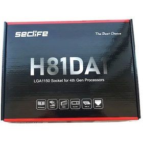 Resim Seclife H81 H81DA1 Intel H81 1600 MHz(OC) DDR3 Soket LGA1150 mATX Anakart 