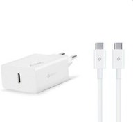 Resim TTEC SMARTC HARGER PD 20W SEY AHAT HIZLI ŞARJ A LETİ+USB-C - USB-C 3A KABLO BEY AZ 